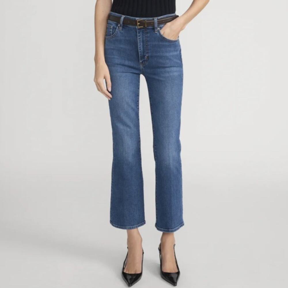 Frame Le Crop Mini Boot Jeans, Size 27